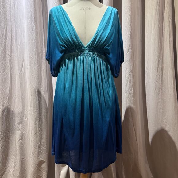 Orion London Dresses & Skirts - Orion London VTG 90s Cotton Jersey Ombré Dye Dress Unworn Deadstock M